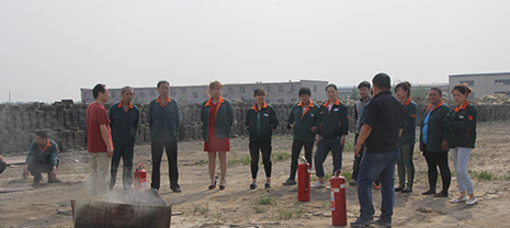 華能中天集團組織消防演練應對夏季高溫火災隱患