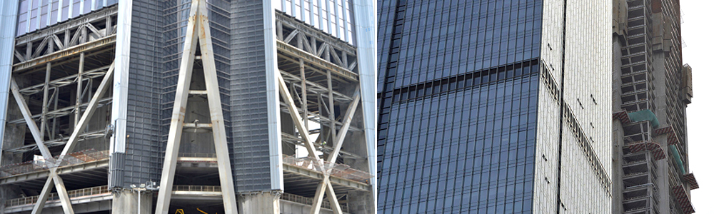 深圳平安大廈防火巖棉板、橡塑保溫板施工