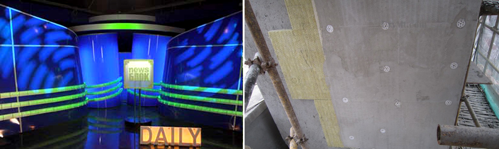 莫斯科演播中心使用華能中天亞龍巖棉