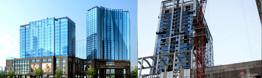 沈陽華府天地使用華能中天防火保溫巖棉板2500平米