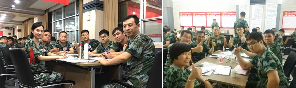 堂上我們認真學(xué)習(xí)，與來自全國不同行業(yè)的同學(xué)組成精英團隊